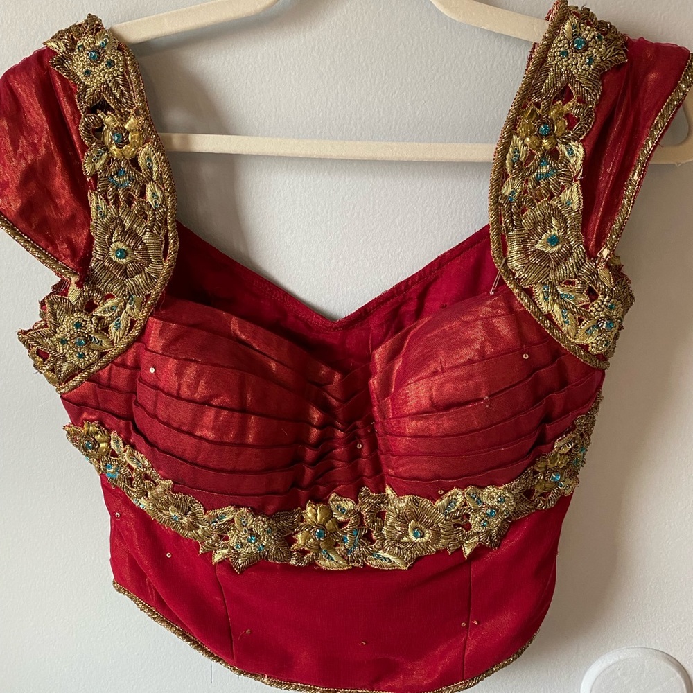 WOMENS-REELD  INDIAN DRESS WITH JEWELS